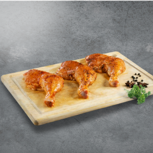 3 spicy skinless chicken legs