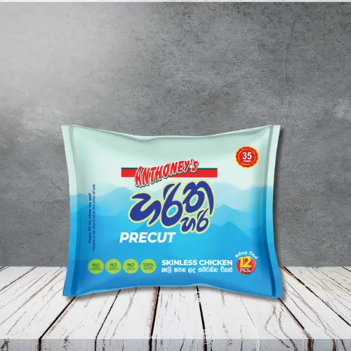 A pack of Haritha hari skinless pre cut chicken